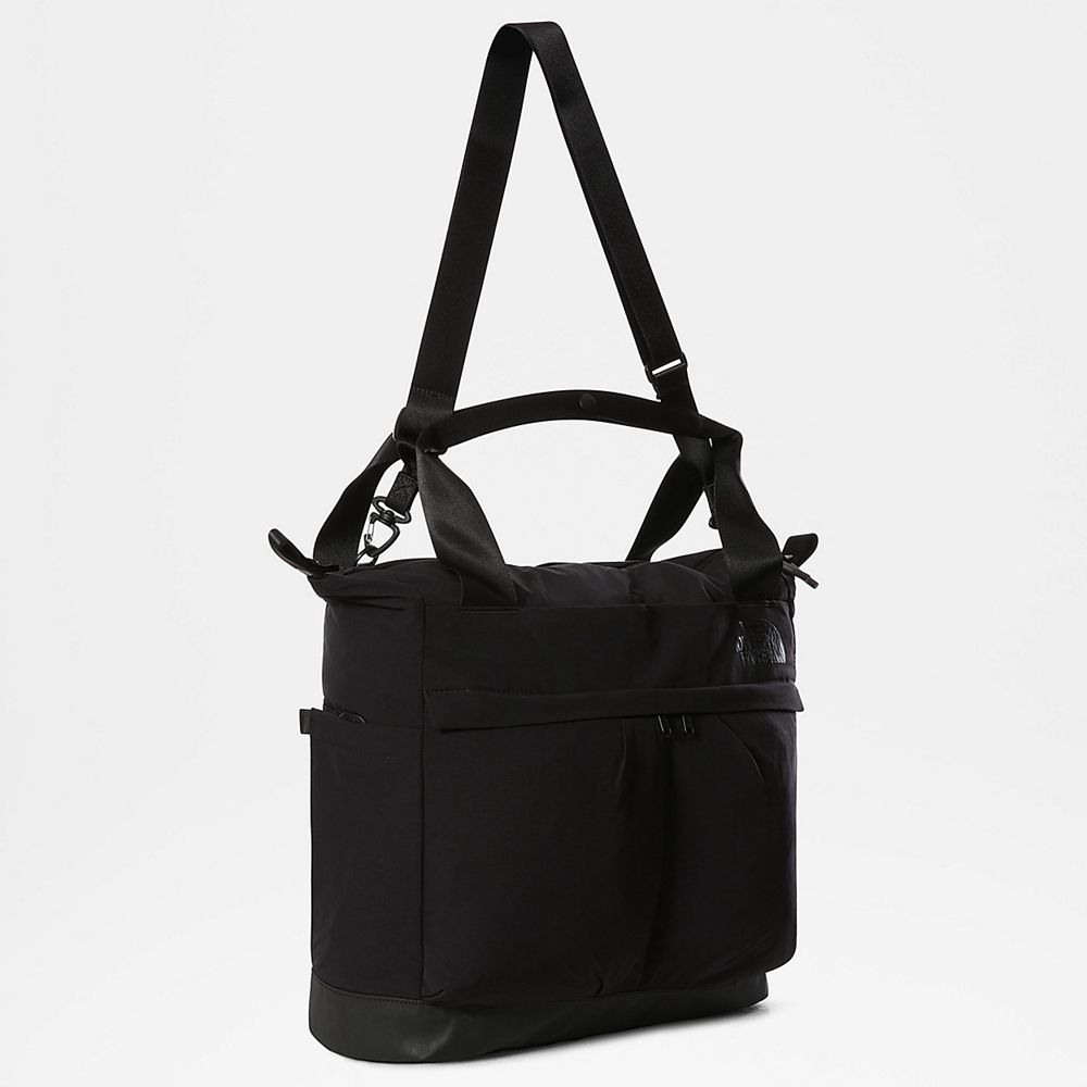 The North Face Tote Bag Womens Australia - The North Face Never Stop Black (VWA-506923)